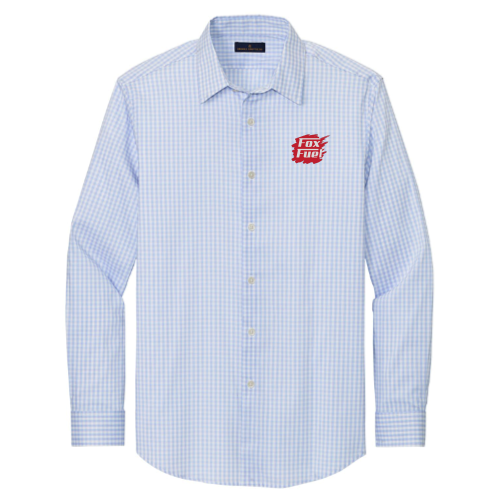 FoxFuel -  Brooks Brothers - Men's Tech Stretch Pattern Shirt
