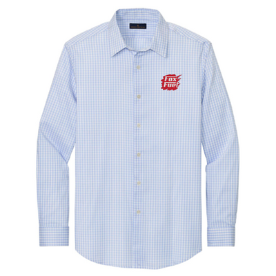 FoxFuel -  Brooks Brothers - Men's Tech Stretch Pattern Shirt