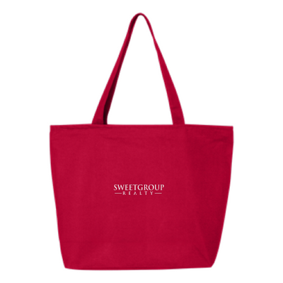 SweetGroupRealty - 24.5L Canvas Zippered Tote v2