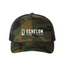 EchelonAD - Embroidery Adult Retro Trucker Cap - Black