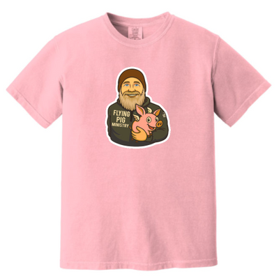 Flying Pig Ministry - Unisex Comfort Colors Vintage Tee