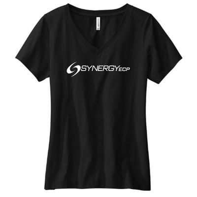 SynergyECP - Volunteer Knitwear Women's Daily V-Neck Tee USA-Made - v1