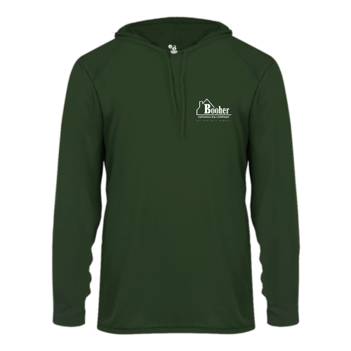 BooherRemodelingCompany - B-Core Long Sleeve Hooded T-Shirt