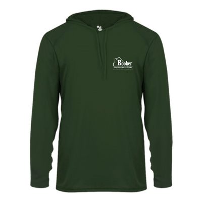 BooherRemodelingCompany - B-Core Long Sleeve Hooded T-Shirt
