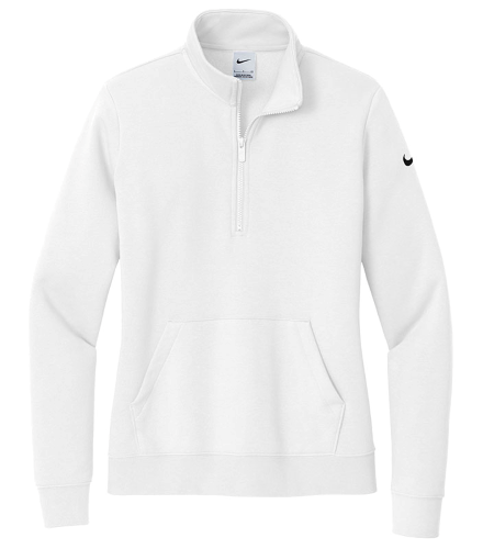 PVFinancial - Nike Ladies Club Fleece Sleeve Swoosh 1/2-Zip