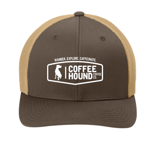 Coffee Hound - Port Authority Flexfit Mesh Back Cap