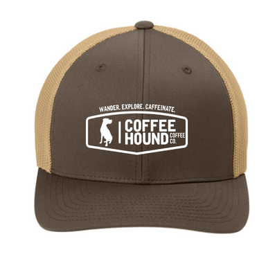 Coffee Hound - Port Authority Flexfit Mesh Back Cap