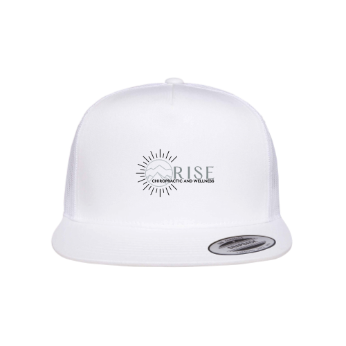 RiseChiropracticandWellness - YP Classics - 5-Panel Trucker White