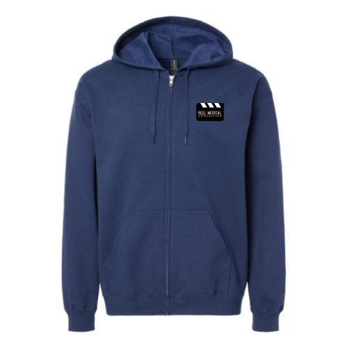 Reel Medical Consulting - Gildan Softstyle Full-Zip Hooded Sweatshirt v1