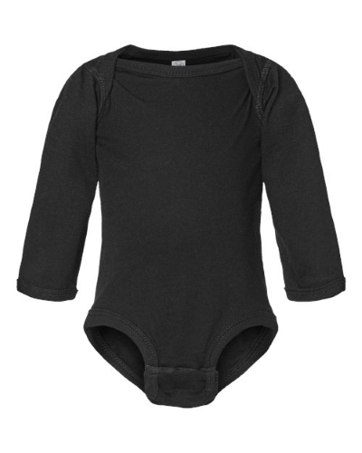 Rabbit Skins Infant Fine Jersey Long Sleeve Bodysuit