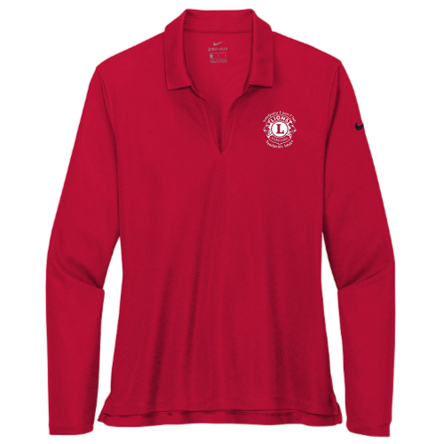 SandpointLionsClub - Nike - Ladies Dri-FIT Long Sleeve Polo v2