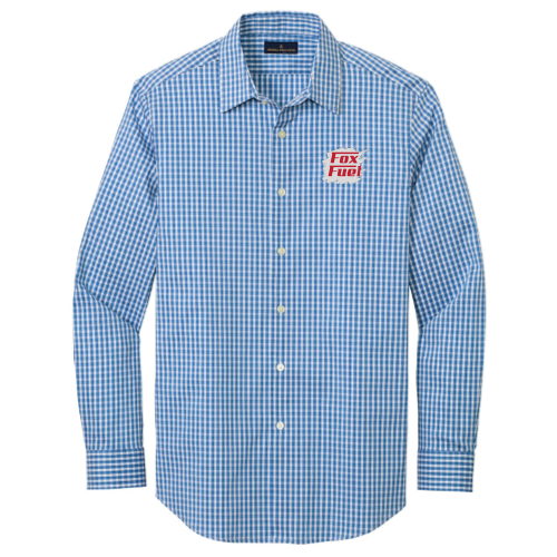 FoxFuel -  Brooks Brothers - Men's Tech Stretch Pattern Shirt