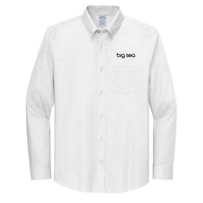 Big Sea - Brooks Brothers - Wrinkle-Free Stretch Nailhead Shirt - White
