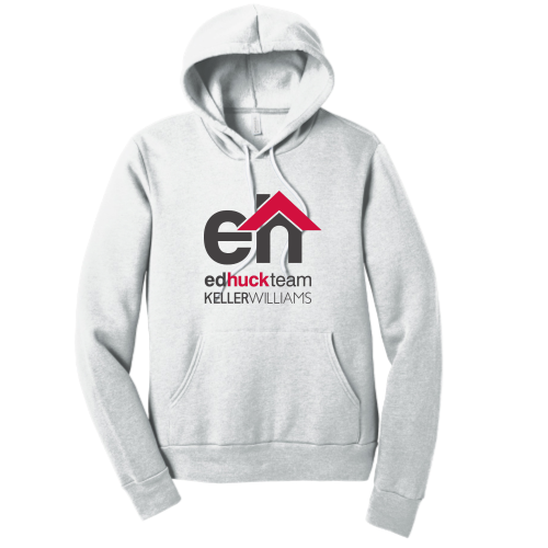EdHuckTeam - Unisex Poly/Cotton Hooded Pullover Sweatshirt