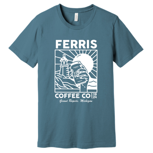 FerrisCoffee - Bella Canvas - Nitro Lighthouse White