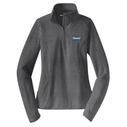 Cornwall Plumbing & Heating - Sport-Tek Ladies Sport-Wick Stretch 1/2-Zip Pullover
