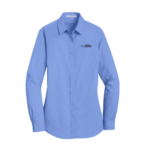 VersAbilityResources - Embroidered - Port Authority Ladies SuperPro Twill Shirt - v2