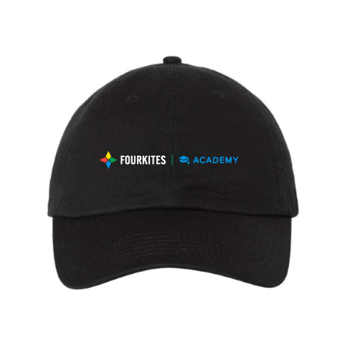 FourKitesAcademy - Adult Bio-Washed Unstructured Cap v1