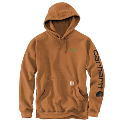 Twins Lawn Service - Carhartt Midweight Hooded Logo Sweatshirt