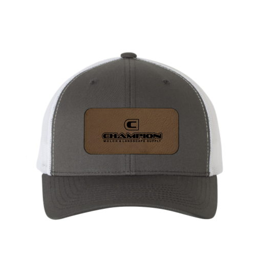 Champion - Leather Patch Adult Trucker Cap