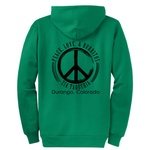 ZiaTaqueria - Port & Company Classic Full-Zip Hooded Sweatshirt
