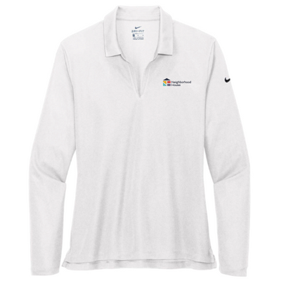 NeighborhoodHouse - Nike - Ladies Dri-FIT Long Sleeve Polo v1