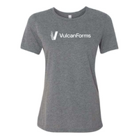 VulcanForms - Women's Relaxed Fit Heather CVC Tee