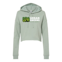 Urban Greens Womens Cropped Hoodie