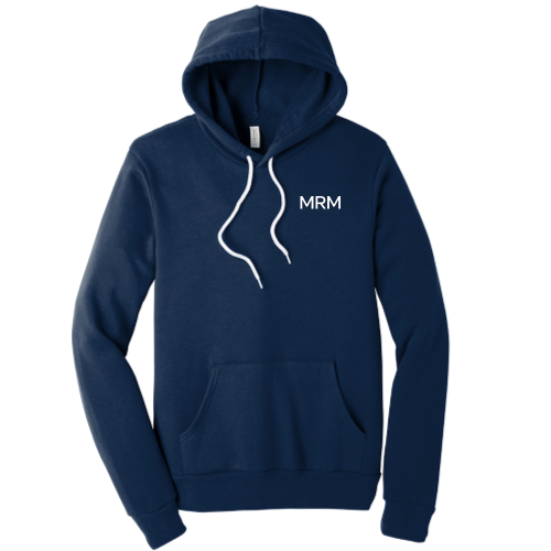 MRM - Unisex Poly/Cotton Hooded Pullover Sweatshirt