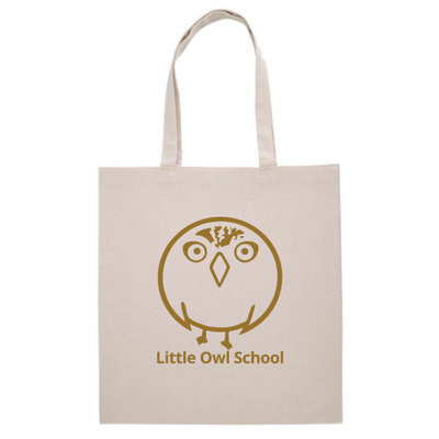 LittleOwlSchool - Midweight Recycled Tote Bag