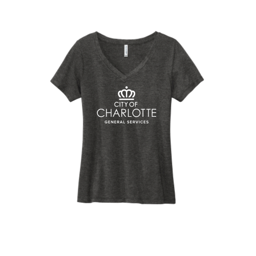 CCGS - Volunteer Knitwear - Women's Daily V-Neck Tee USA-Made