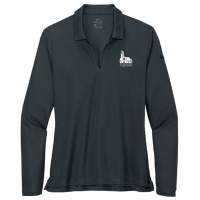 St. Barnabas Church - Nike Ladies Dri-FIT Long Sleeve Polo v1