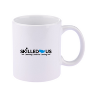 SkilledUS - 11oz Basic C Handle Ceramic Mug