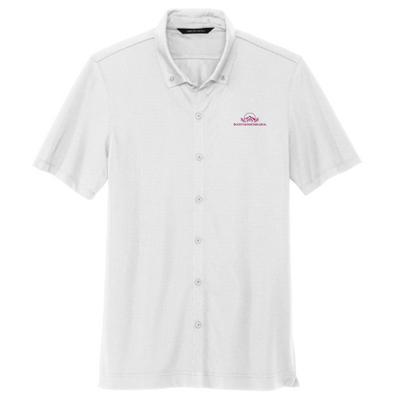 Rocky Mountain Tiny Homes - Mercer+Mettle Men's Full-Button Polo v4