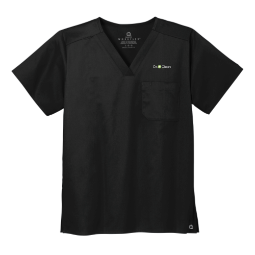 Dr.Clean - WonderWink Unisex WorkFlex Chest Pocket V-Neck Top
