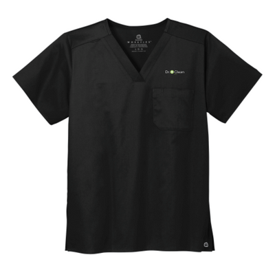 Dr.Clean - WonderWink Unisex WorkFlex Chest Pocket V-Neck Top