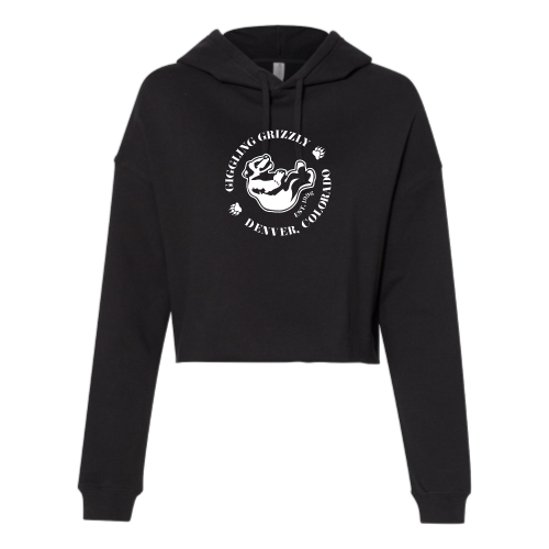 GigglingGrizzly - Independent Trading Women's Crop Hoodie - v1