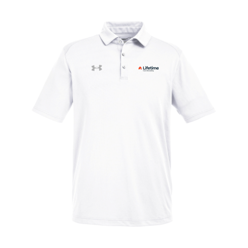 Lifetime - Men's Tech Polo - White