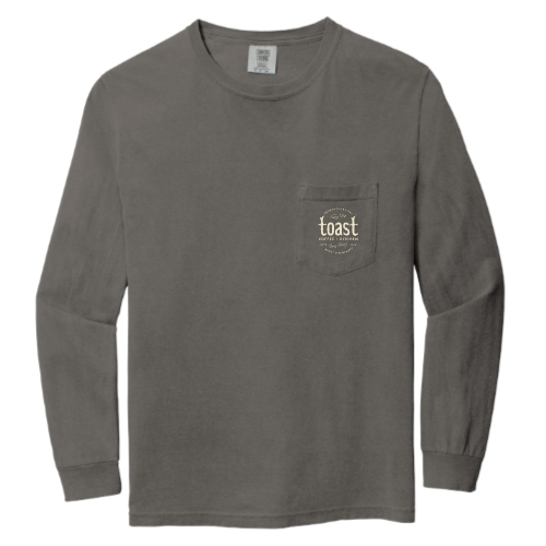 ToastCoffeeHouse - Long Sleeve Pocket T-Shirt - v1