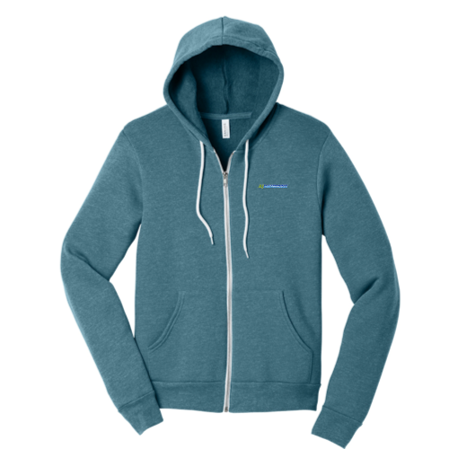 Ajdanboise - Unisex Sponge Fleece Full-Zip Hooded Sweatshirt