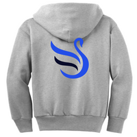 BlueSwan - Port & Company Youth Full-Zip Hooded Sweatshirt