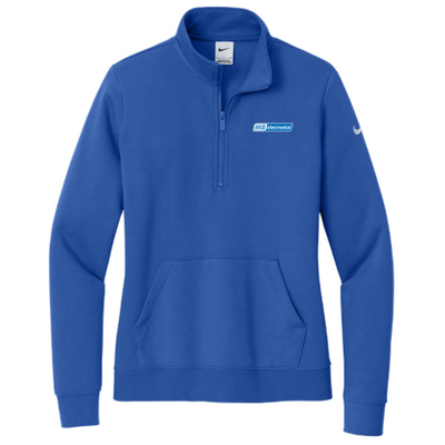 MEGLOBAL - Nike Ladies Club Fleece Sleeve Swoosh 1/2-Zip NKDX6720