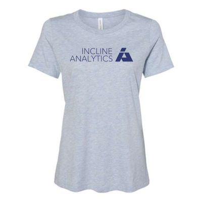 Incline Analytics - Women's Relaxed Fit Heather CVC Tee v2