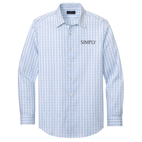 SimplyBrokerage - BrooksBrothers - Men's Tech Stretch Pattern Shirt v2
