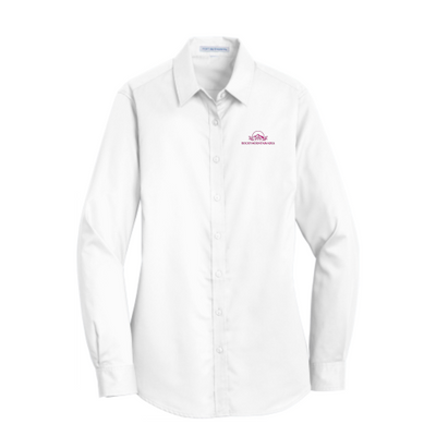 Rocky Mountain Tiny Homes - Port Authority Ladies SuperPro Twill Shirt v4