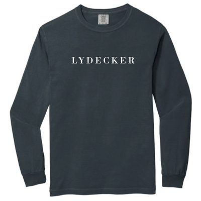 Lydecker Unisex Garment Dyed Long Sleeve T Shirt