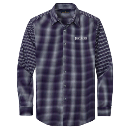 JMCS - Brooks Brothers Men's Tech Stretch Pattern Shirt