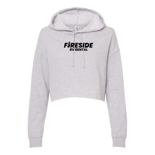 FiresideRVRental - Independent Trading - Women's Crop Hoodie