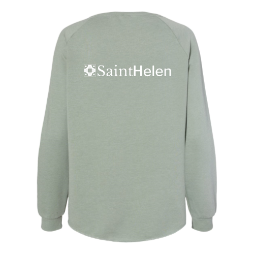 Saint Helen - Independent Trading Women's California Wave Wash Crewneck Sweatshirt
