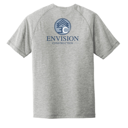 EnvisionConstruction - Sport-Tek PosiCharge Tri-Blend Wicking Raglan Tee